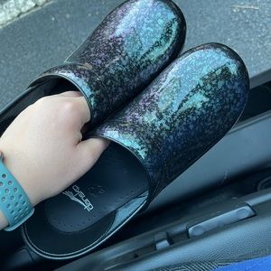 Danskos size 41. Brand new and only worn once. They are just not for me.